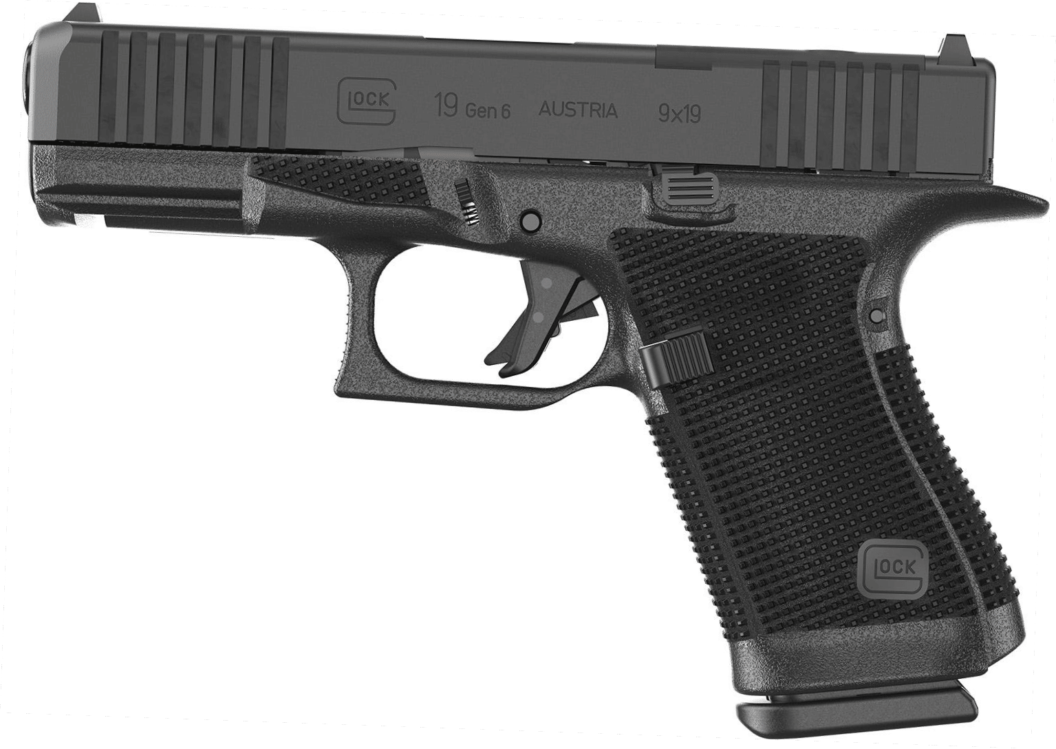 Glock 19 Gen 6 MOS 9mm 4.02″ Barrel 15-Rounds – 9mm