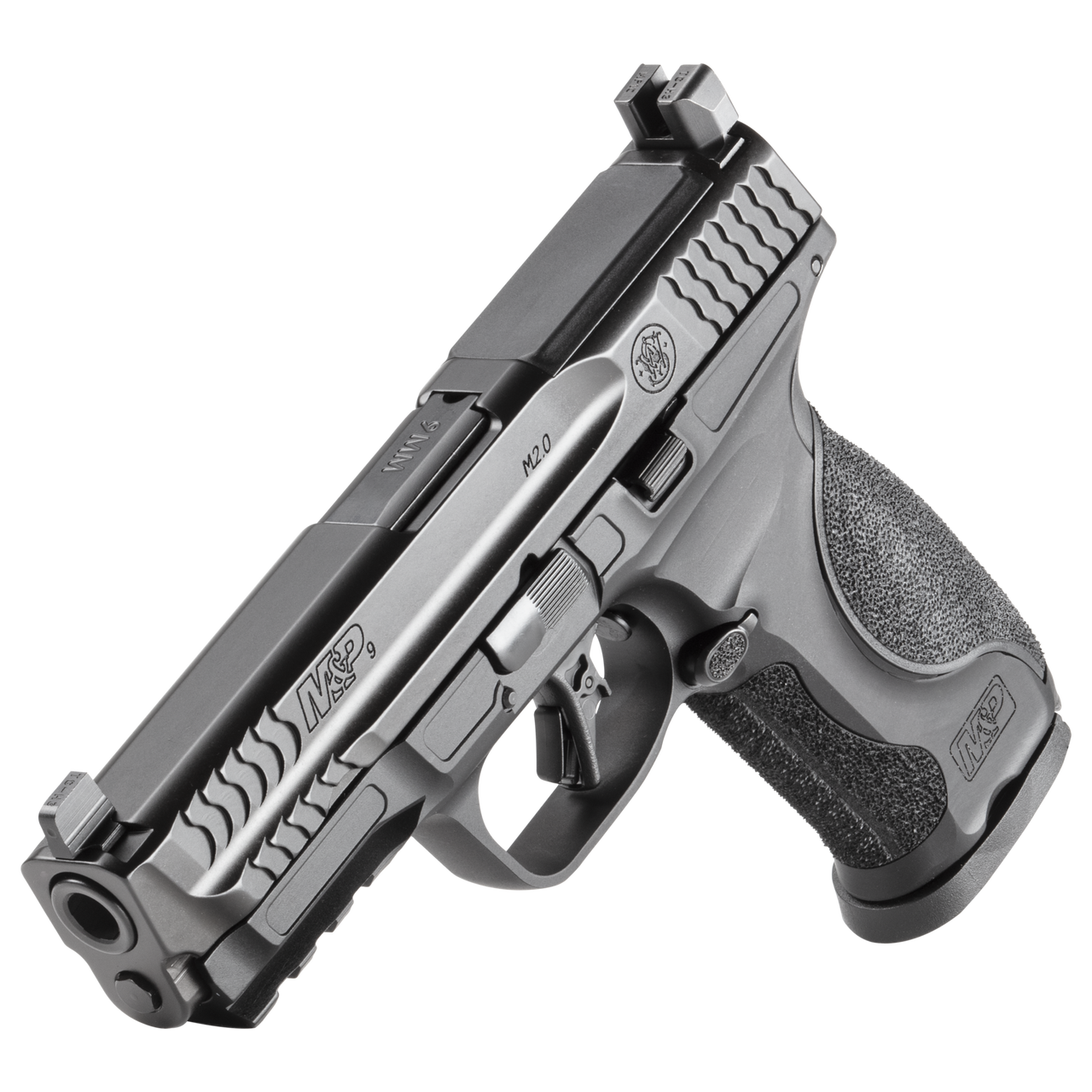 Smith & Wesson M&P9 M2.0 Metal with Aimpoint ACRO Slide Cut — 9mm Full-Size Pistol, 17+1 Capacity, Night Sights - Image 4