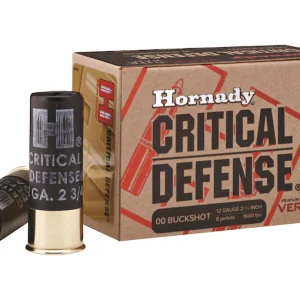 New Hornady Critical Defense 12 Gauge Buckshot Ammo 2-3/4″