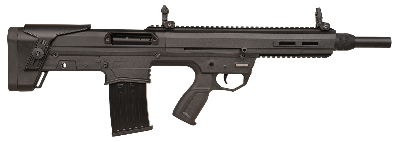 Gforce Arms GFBP12NS GFBP 12 Gauge Semi-Auto 3″ 5+1 18.50″ Black Black Picatinny Rail Aluminum Receiver, Black Bullpup w/Pistol Grip, Aluminum Stock, Black Rubber Grip Gforce Arms GFBP12NS GFBP 12 Gauge Semi-Auto 3″ 5+1 18.50″ Black Black Picatinny Rail Aluminum Receiver, Black Bullpup w/Pistol Grip, Aluminum Stock, Black Rubber Grip - Semi Auto Shotguns - Los Ranchos Gun Shop
