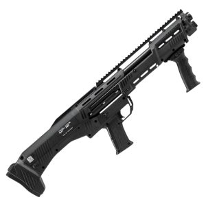 Standard Mfg DP12 DP-12  12 Gauge Pump 3″ 14+2 18.88″ Black Double Barrel, Black Picatinny Rail Aluminum Receiver, Picatinny Handguard, Black Synthetic Stock - Pump Action Shotguns | Losranchos Gun Shop