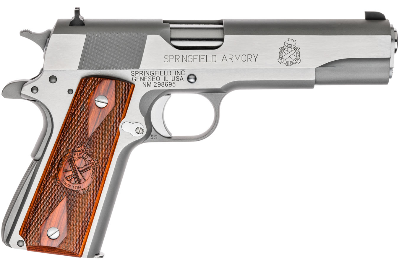 Springfield 1911-A1 Mil-Spec 45ACP Stainless Steel Springfield 1911-A1 Mil-Spec 45ACP Stainless Steel - Firearms - Los Ranchos Gun Shop