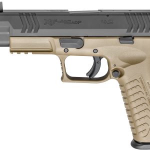 Springfield XDM .45ACP 4.5 Flat Dark Earth (FDE) Essentials Package with Threaded Barrel - Firearms | Losranchos Gun Shop