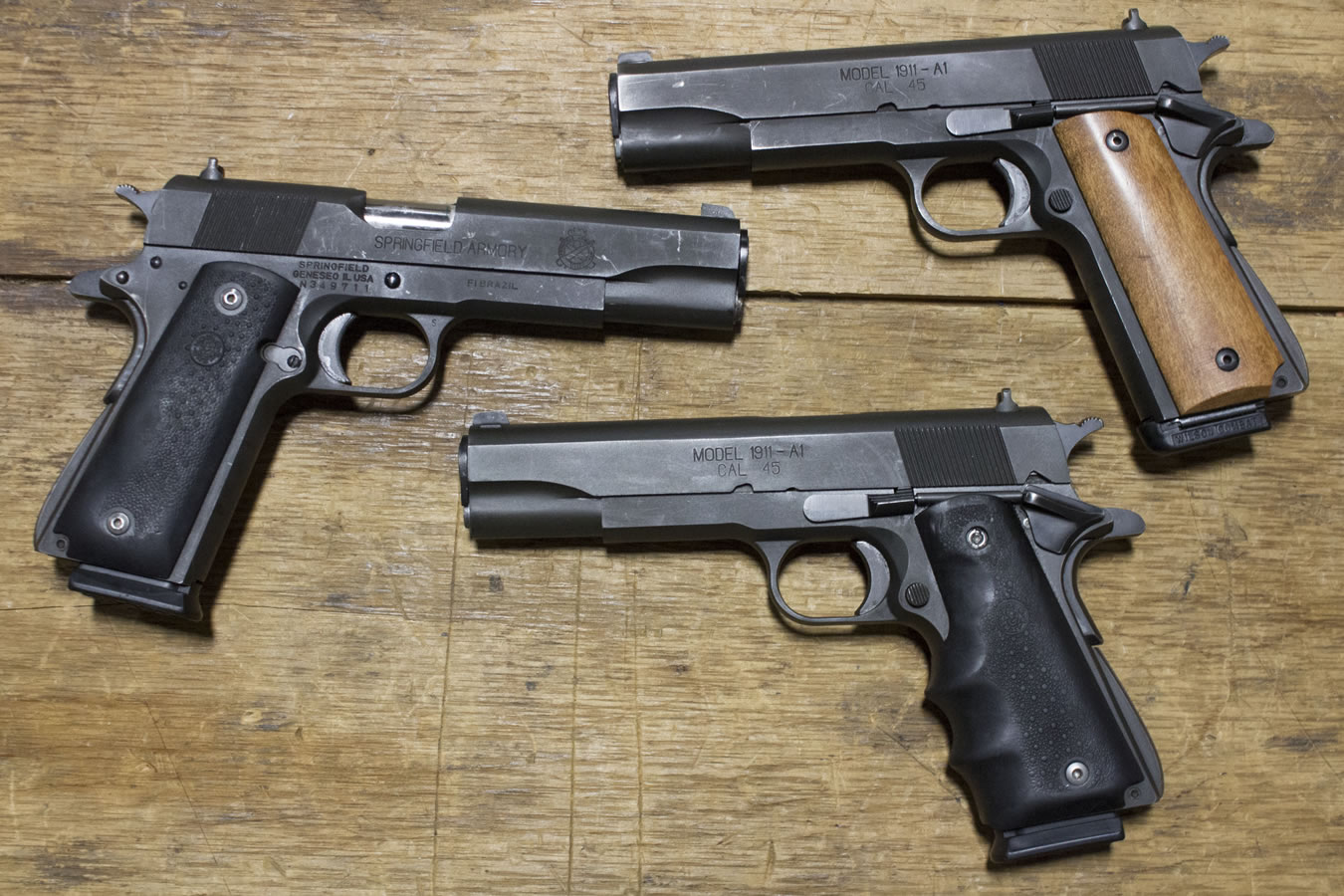 Springfield 1911-A1 45 ACP Police Trade-ins (Fair Condition) Springfield 1911-A1 45 ACP Police Trade-ins (Fair Condition) - Firearms - Los Ranchos Gun Shop