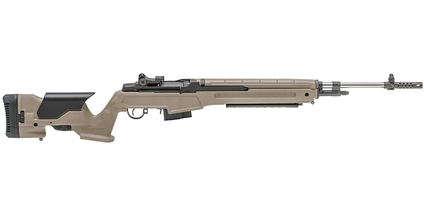 Springfield M1A Loaded 6.5 Creedmoor with FDE Precision Adjustable Stock and Stainless Barrel Springfield M1A Loaded 6.5 Creedmoor with FDE Precision Adjustable Stock and Stainless Barrel - Firearms - Los Ranchos Gun Shop