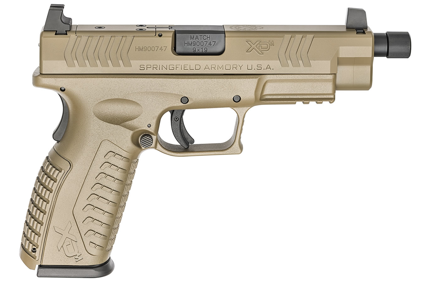 Springfield XDM OSP 9mm 4.5 Full-Size Optics-Ready Desert FDE Pistol with Threaded Barrel Springfield XDM OSP 9mm 4.5 Full-Size Optics-Ready Desert FDE Pistol with Threaded Barrel - Pistols - Los Ranchos Gun Shop