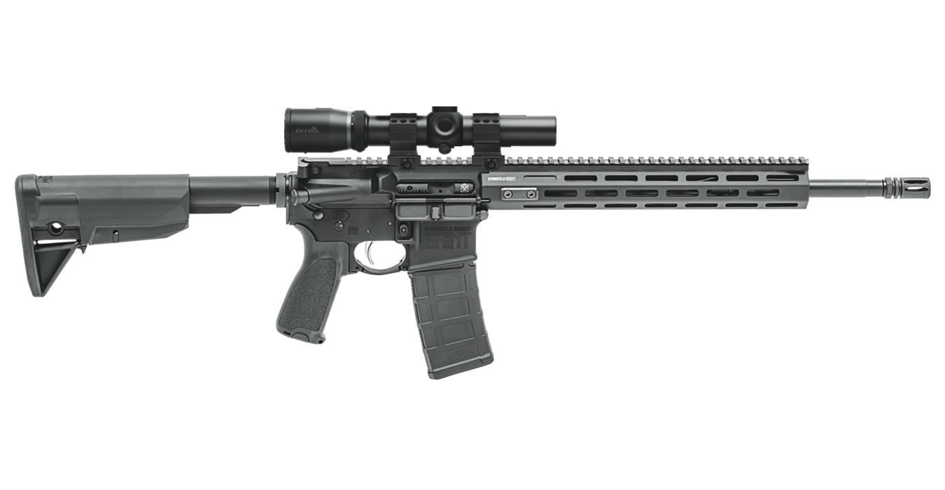 Springfield Saint 5.56mm Free Float Handguard Semi-Auto Rifle with Burris Scope and Mount Springfield Saint 5.56mm Free Float Handguard Semi-Auto Rifle with Burris Scope and Mount - Rifles - Los Ranchos Gun Shop