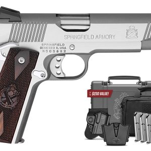 Springfield 1911 Loaded .45 ACP Stainless Steel with Instant Gear Up Package - Firearms | Losranchos Gun Shop