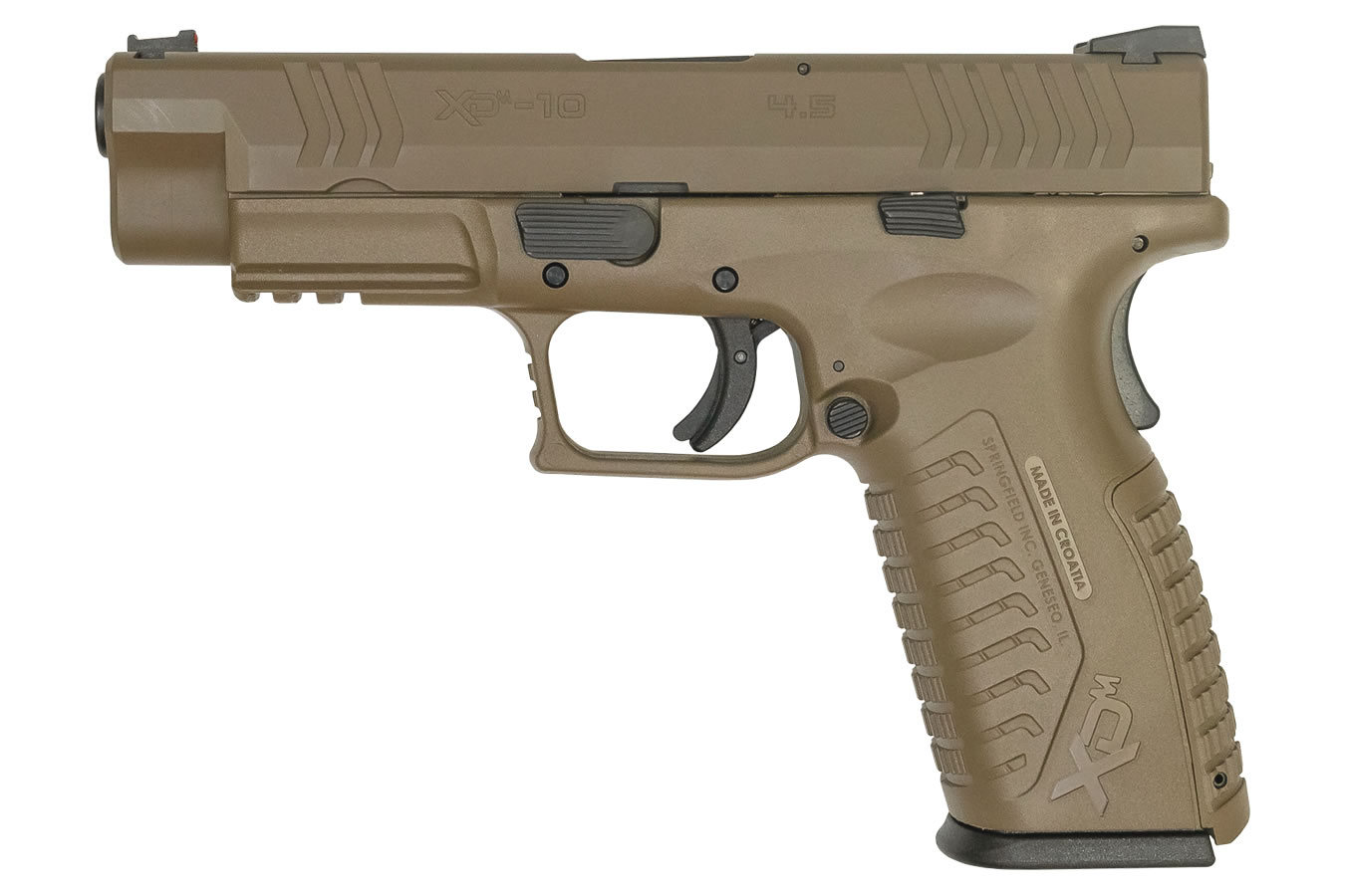 Springfield XDM 10mm 4.5 Full-Size Flat Dark Earth Pistol Springfield XDM 10mm 4.5 Full-Size Flat Dark Earth Pistol - Pistols - Los Ranchos Gun Shop