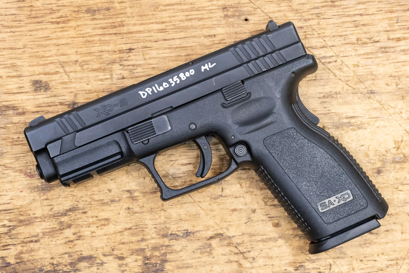 Springfield XD-9 9mm Service Model Police Trade-in Pistol Springfield XD-9 9mm Service Model Police Trade-in Pistol - Pistols - Los Ranchos Gun Shop