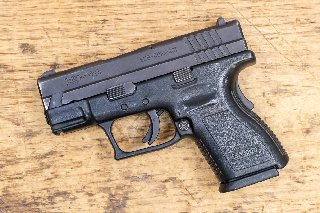 Springfield XD-40 Subcompact 40 S&W Police Trade-in Pistol Springfield XD-40 Subcompact 40 S&W Police Trade-in Pistol - Pistols - Los Ranchos Gun Shop