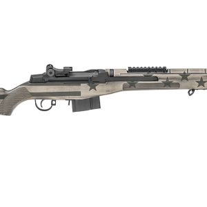 Springfield M1A Scout Squad 308 with Sand/OD Green American Flag Stock (Display Model) - Firearms - Los Ranchos Gun Shop
