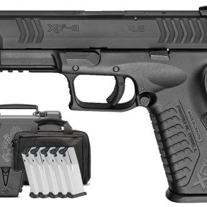 Springfield XDM 9mm 4.5 Full-Size Instant Gear Up Package with 5 Mags, Range Bag, Holster, M - Firearms | Losranchos Gun Shop