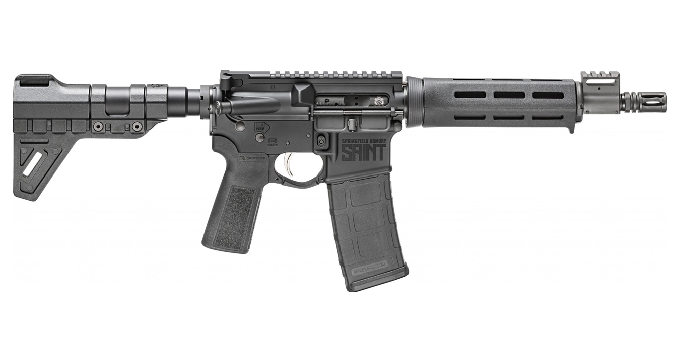 Springfield Saint 5.56mm AR-15 Pistol with B5 Grip and Trinity Force Breach Blade Brace Springfield Saint 5.56mm AR-15 Pistol with B5 Grip and Trinity Force Breach Blade Brace - Pistols - Los Ranchos Gun Shop