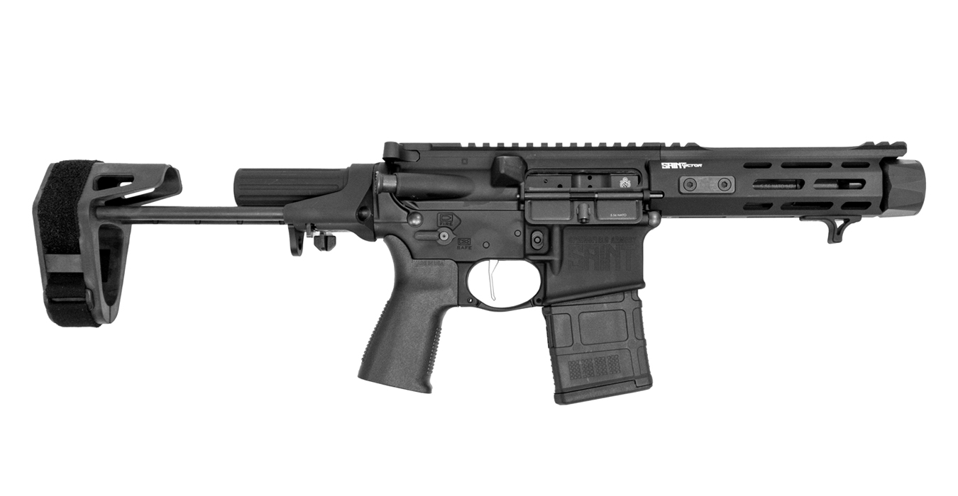 Springfield Saint Victor PDW 5.56 NATO AR-15 Pistol with Maxim SCW Brace Springfield Saint Victor PDW 5.56 NATO AR-15 Pistol with Maxim SCW Brace - Pistols - Los Ranchos Gun Shop