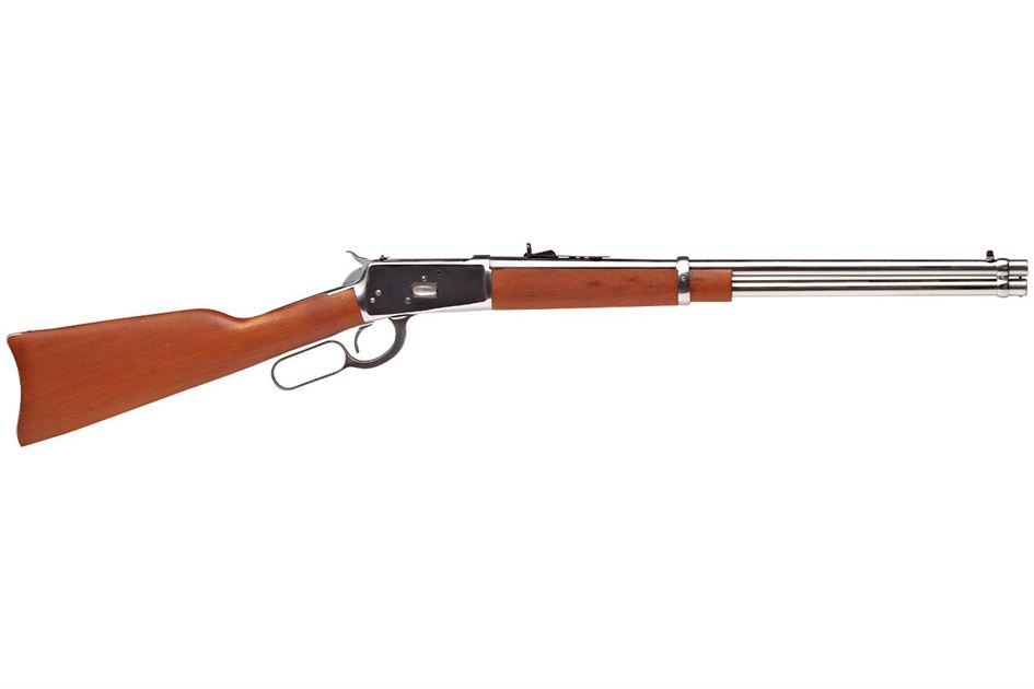 Rossi R92 45 Colt Lever-Action Rifle with Polished Stainless Finish and Brazilian Hard Rossi R92 45 Colt Lever-Action Rifle with Polished Stainless Finish and Brazilian Hard - Rifles - Los Ranchos Gun Shop