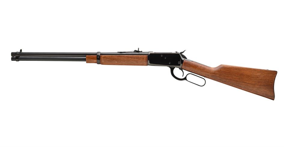 Rossi R92 44 Mag Lever-Action Carbine with Polished Black Finish and Brazilian Hardwood Stock Rossi R92 44 Mag Lever-Action Carbine with Polished Black Finish and Brazilian Hardwood Stock - Rifles - Los Ranchos Gun Shop