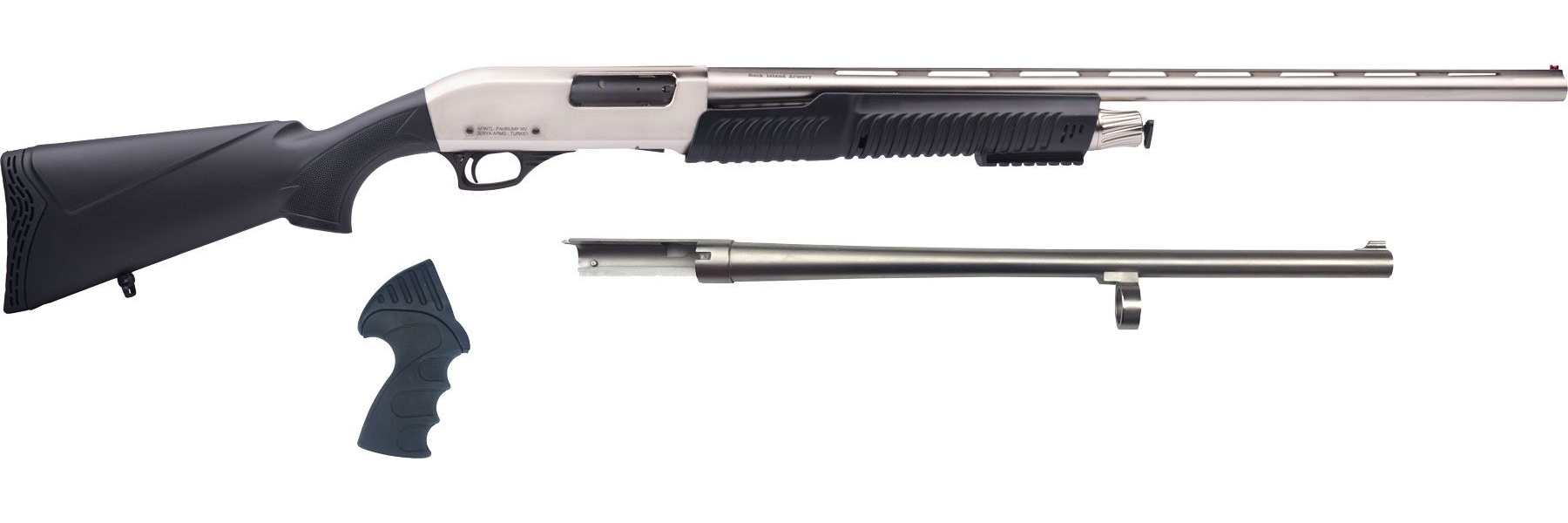 Rock Island Armory Meriva 3-in-1 12 GA Chrome 18.5/28″ Rock Island Armory Meriva 3-in-1 12 GA Chrome 18.5/28″ - Pump Action Shotguns - Los Ranchos Gun Shop