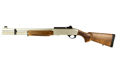 MAC 2 Tactical Marine Wood 12ga 18.5in Nickel/Walnut MAC 2 Tactical Marine Wood 12ga 18.5in Nickel/Walnut - Semi Auto Shotguns - Los Ranchos Gun Shop