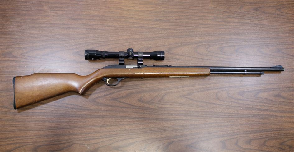 Marlin 60 22LR Police Trade-In Rifle with Optic Marlin 60 22LR Police Trade-In Rifle with Optic - Marlin Used Gun Collection - Los Ranchos Gun Shop